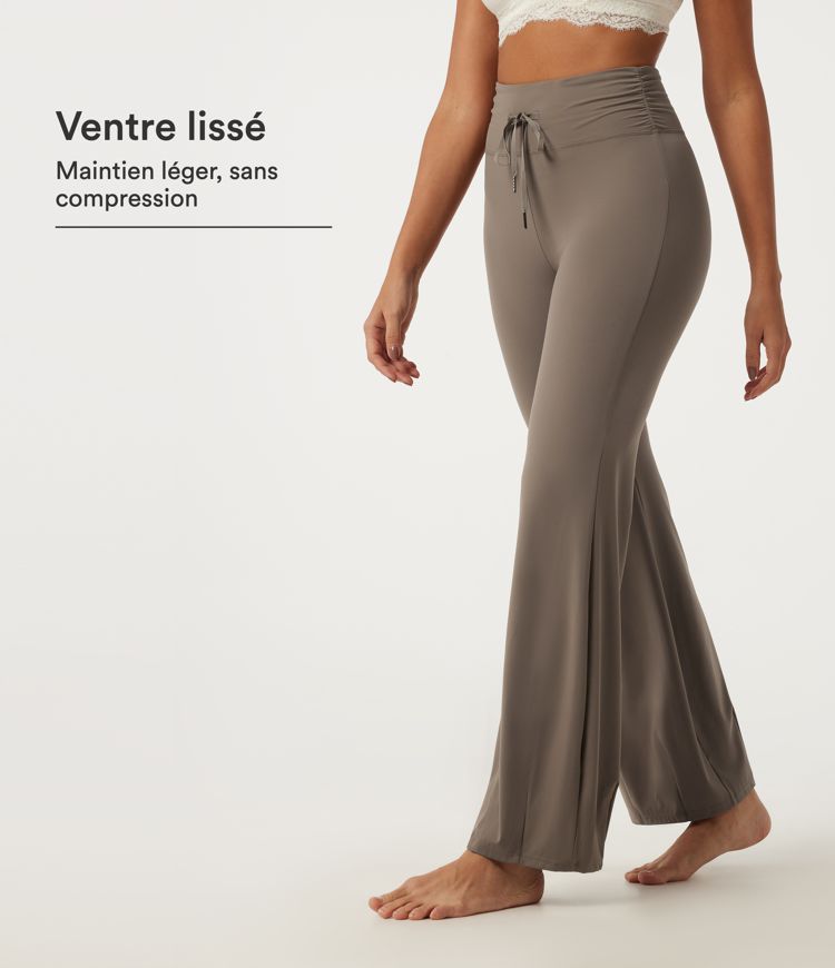 Legging yoga Halara UltraSculpt™ taille haute gainante avec cordon de serrage et fronces