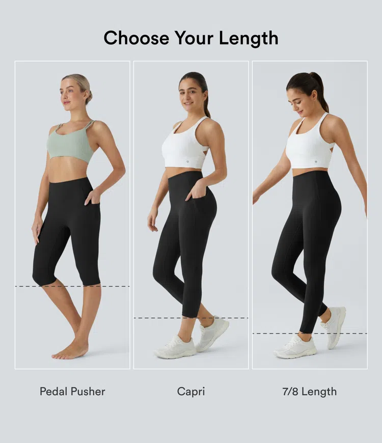 Carbon Halara UltraSculpt™ hochgeschnittene, bauchformende Trainingsleggings mit Tasche / 2