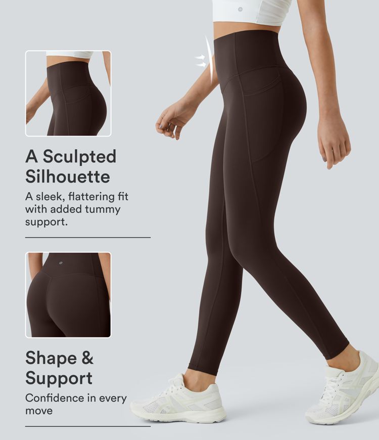 Halara UltraSculpt™ High Waisted Tummy Control Pocket Shaping Training Leggings